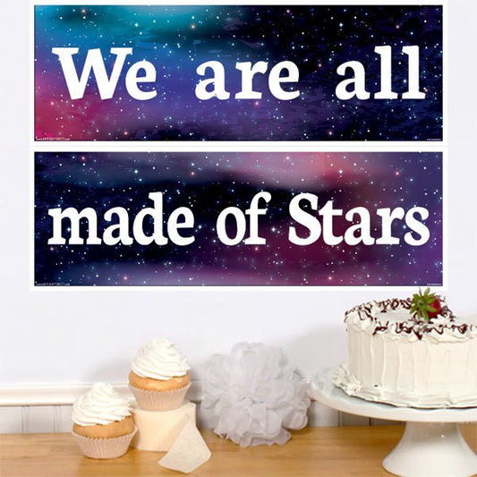 Birthday Direct's Galaxy Party Two Piece Banners