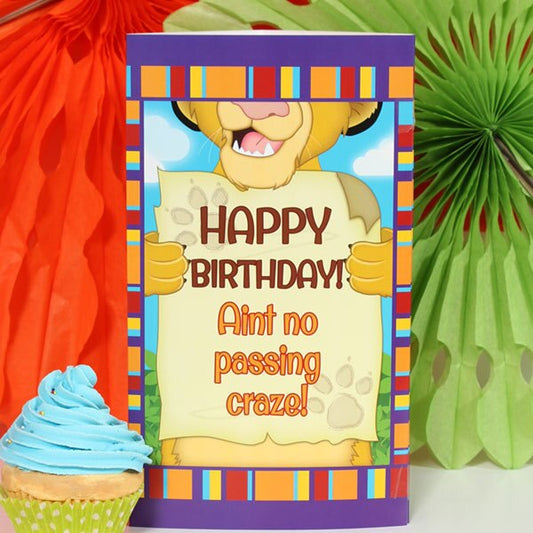 Birthday Direct's Little Lion Birthday Tall Centerpiece