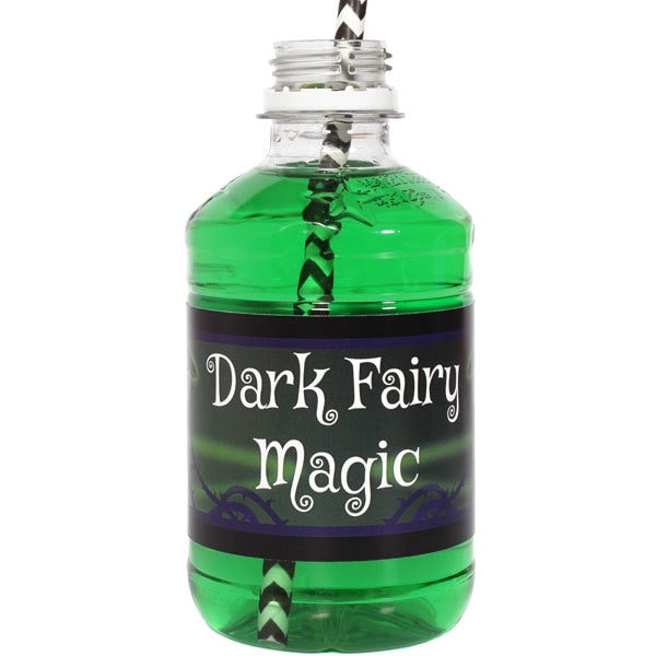 Birthday Direct's Dark Fairy Party Water Bottle Labels