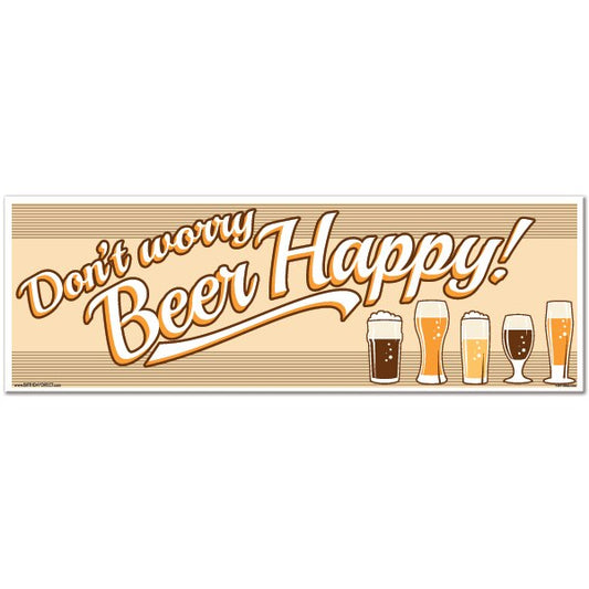 Beer Party Tiny Banner, 8.5x11 Printable PDF Digital Download by Birthday Direct