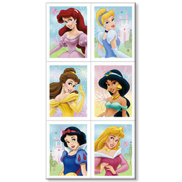 Disney Princess Party Stickers, set, 4 count