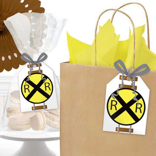 Birthday Direct's Railroad Crossing Party Favor Tags