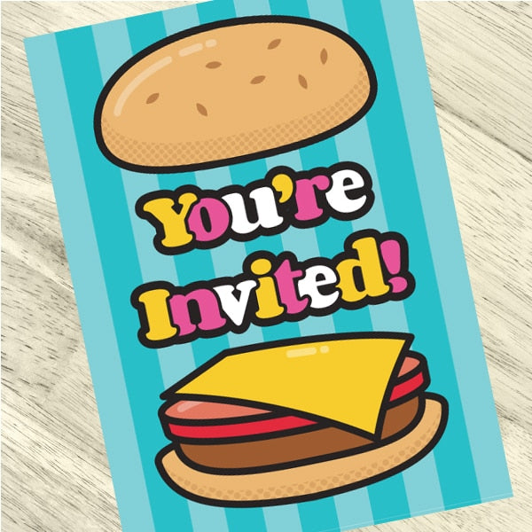 Birthday Direct's Junk Food Party Invitations