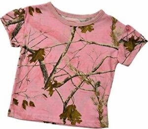 Camouflage Pink Realtree T-Shirt Youth X-Small (2-4),  dress-up,  each