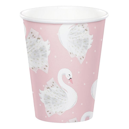 Swan Party Cups, 9 oz, 8 ct