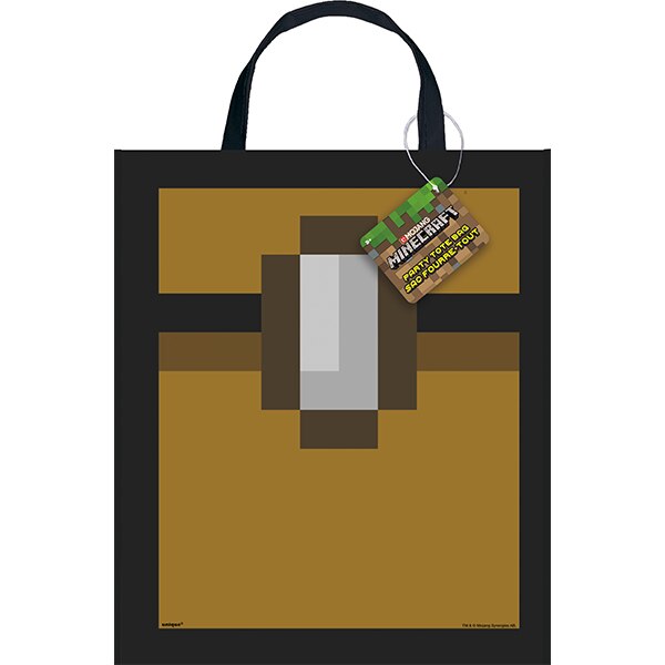 Minecraft Tote Bag, Plastic, 11 x 13 inch, each
