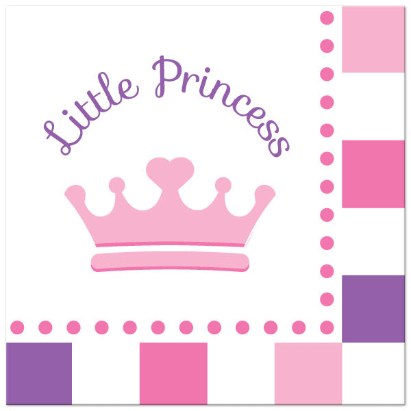 Birthday Direct's Little Princess Party Lunch Napkins