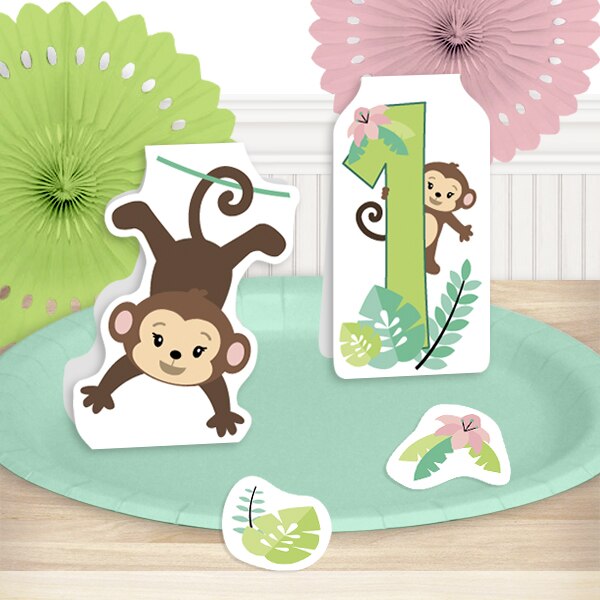 Birthday Direct's Little Monkey 1st Birthday DIY Table Decoration