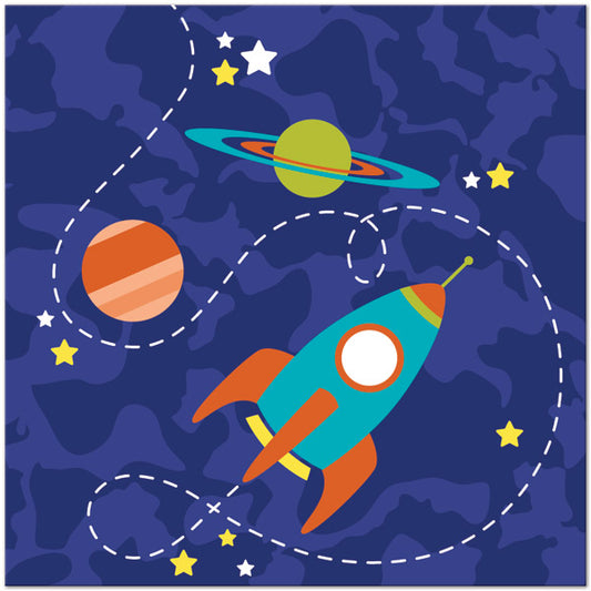 Birthday Direct's Space Rocket Party Lunch Napkins