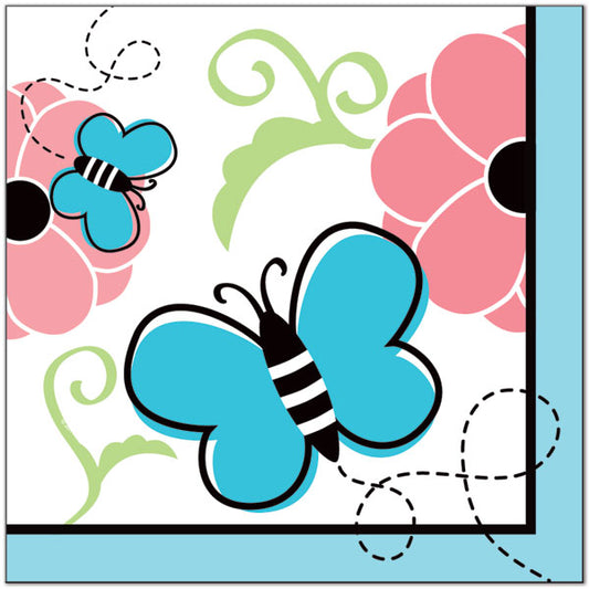 Birthday Direct's Butterfly Party Lunch Napkins