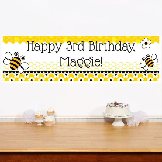 Birthday Direct's Bumble Bee Party Custom Banner