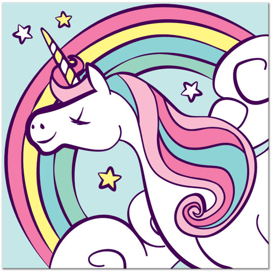 Birthday Direct's Rainbows and Unicorns Party Lunch Napkins