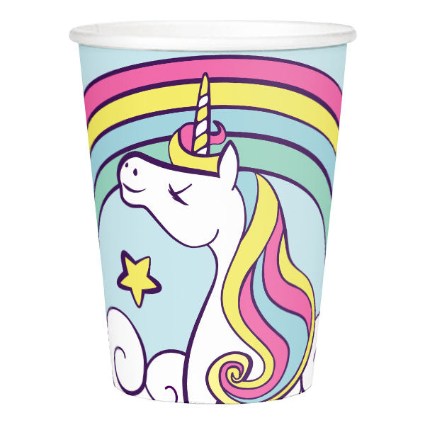 Birthday Direct's Rainbows and Unicorns Party Cups