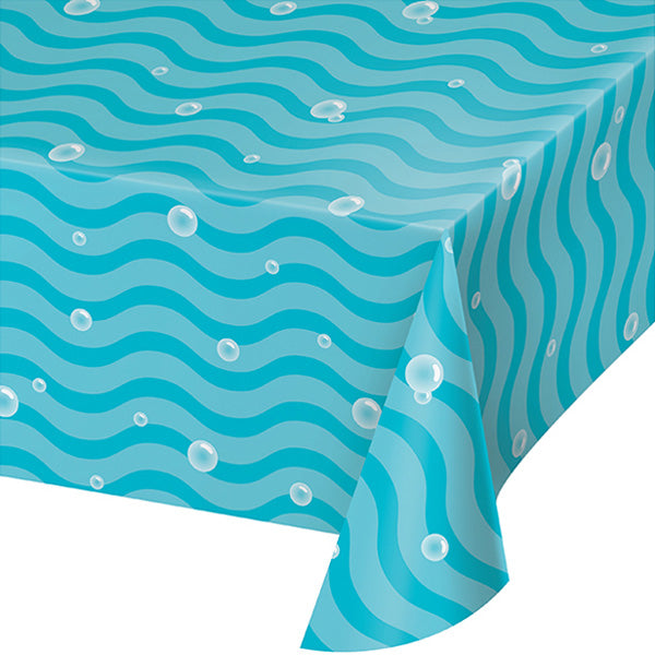 Ocean Celebration Paper Table Cover, 54 x 102 inch, each