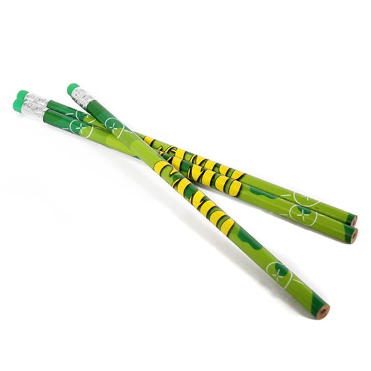 Camouflage Warrior Pencils, favors, set of 12