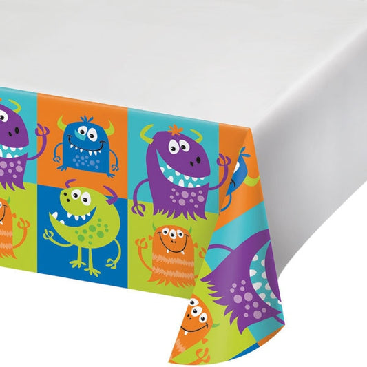 Little Monster Fun Table Cover, 48 x 88 inch, each