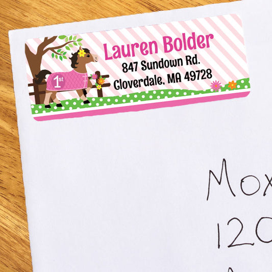 Birthday Direct's Little Pony 1st Birthday Address Labels