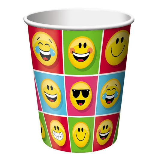Emoji Party Emojions Cups, 9 oz, 8 ct