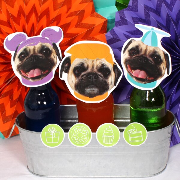 Birthday Direct's Pug Dog Party Cutouts