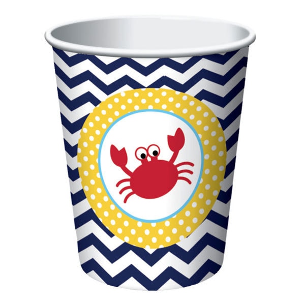 Ahoy Matey Party Cups, 9 ounce, 8 count