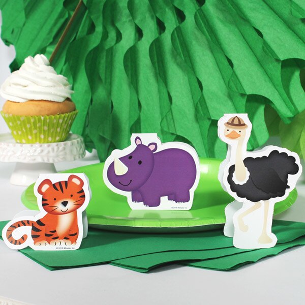 Birthday Direct's Jungle Animals Party DIY Table Decoration
