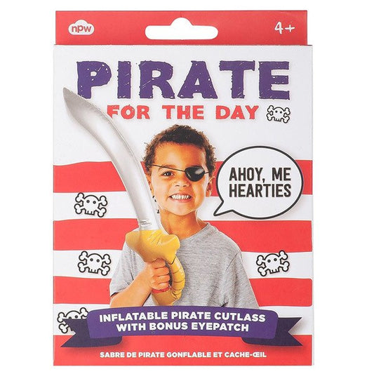 Pirate for the Day Cutlass and Eye Patch Set, favor, each