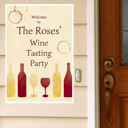 Birthday Direct's Wine Party Custom Door Greeter