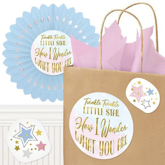 Birthday Direct's Twinkle Little Star Gender Reveal Cutouts