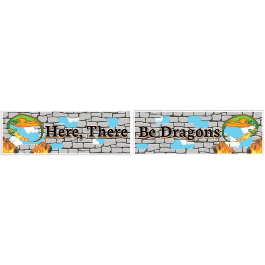 Birthday Direct's Dragon Party Two Piece Banners