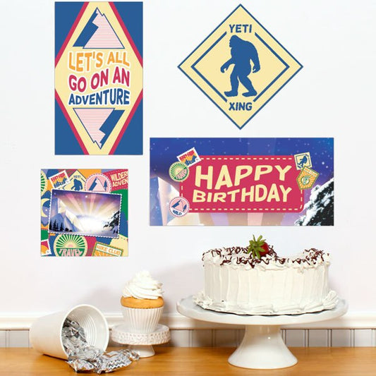 Birthday Direct's Mountain Bigfoot Birthday Sign Cutouts