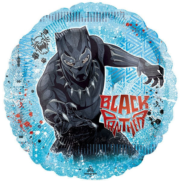 Black Panther Jumbo Foil Balloon, 28 inch, each