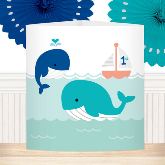 Birthday Direct's Little Whale 1st Birthday Blue Centerpiece