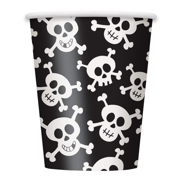 Skulls Cups, 9 ounce, 8 count