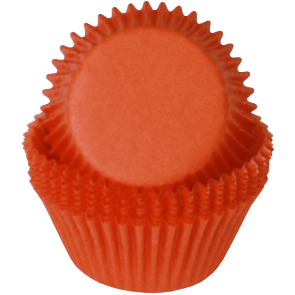 Cupcake Standard Size Greaseproof Paper Baking Cup Orange, set of 16