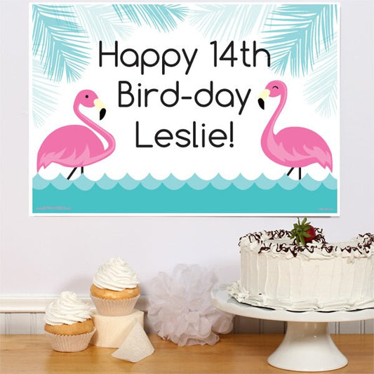 Birthday Direct's Flamingo Party Custom Sign