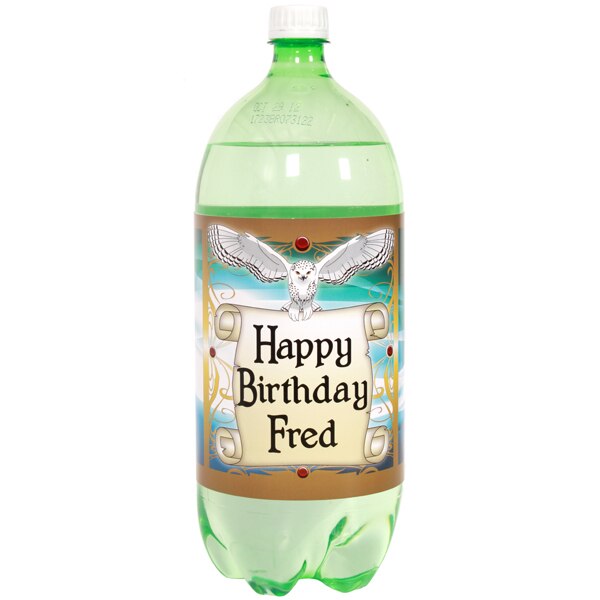 Birthday Direct's Wizard School Party Custom Bottle Labels