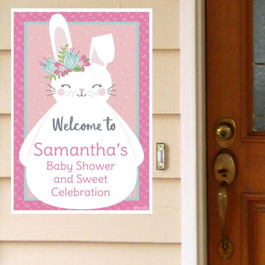 Birthday Direct's Bunny Baby Shower Custom Door Greeter