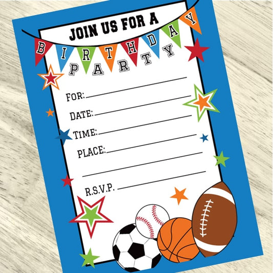 Birthday Direct's Little Sport Party Invitations