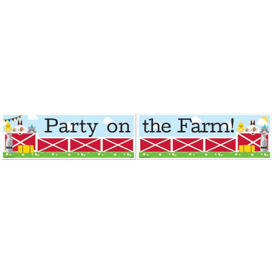 Birthday Direct's Farm Barnyard Party Two Piece Banners