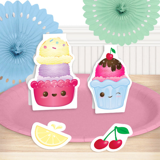 Birthday Direct's Ice Cream Smiles Party DIY Table Decoration