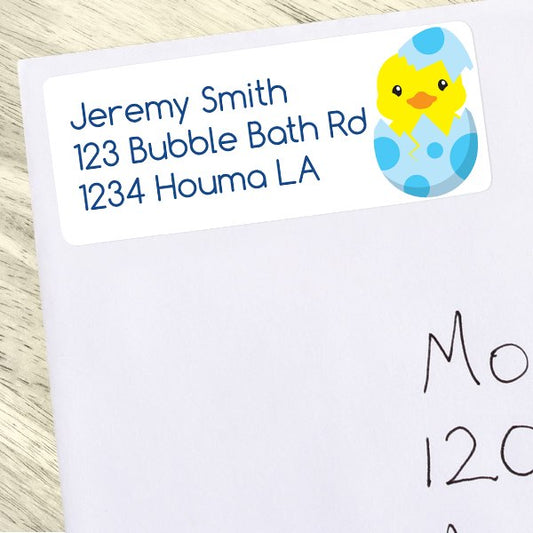 Birthday Direct's Little Ducky Baby Shower Address Labels
