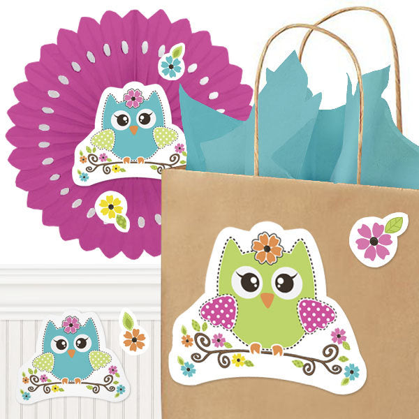 Birthday Direct's Little Owl Party Cutouts