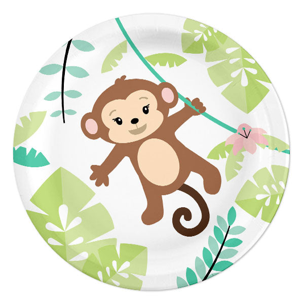 Birthday Direct's Little Monkey Party Dessert Plates