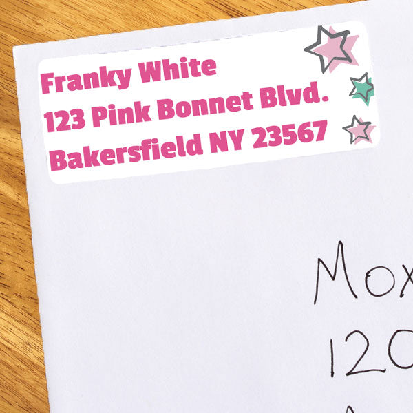 Birthday Direct's Doodle Party Address Labels