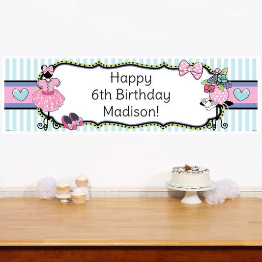 Birthday Direct's Dress Up Mouse Party Custom Banner