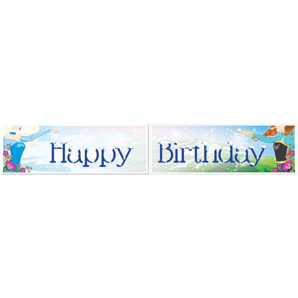 Birthday Direct's Snow Queen Birthday Two Piece Banners