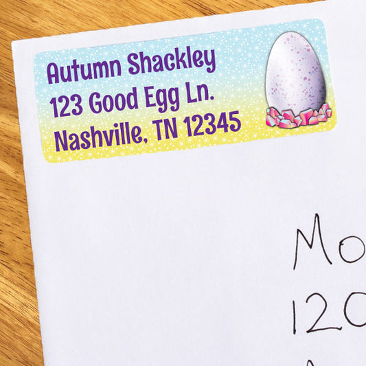Birthday Direct's Hatch Egg Animals Party Address Labels