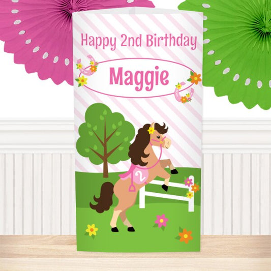Birthday Direct's Little Pony 2nd Birthday Custom Centerpiece