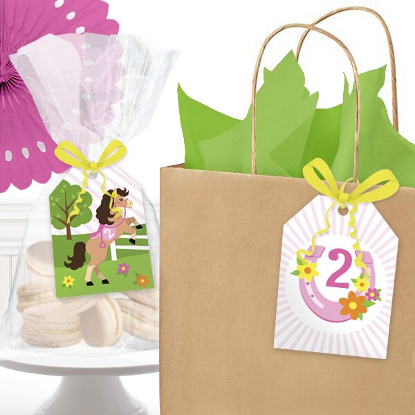 Birthday Direct's Little Pony 2nd Birthday Favor Tags