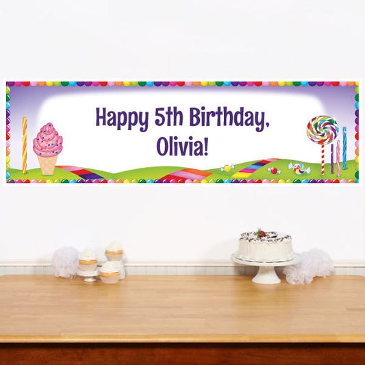 Birthday Direct's Sweet Candy Party Custom Banner
